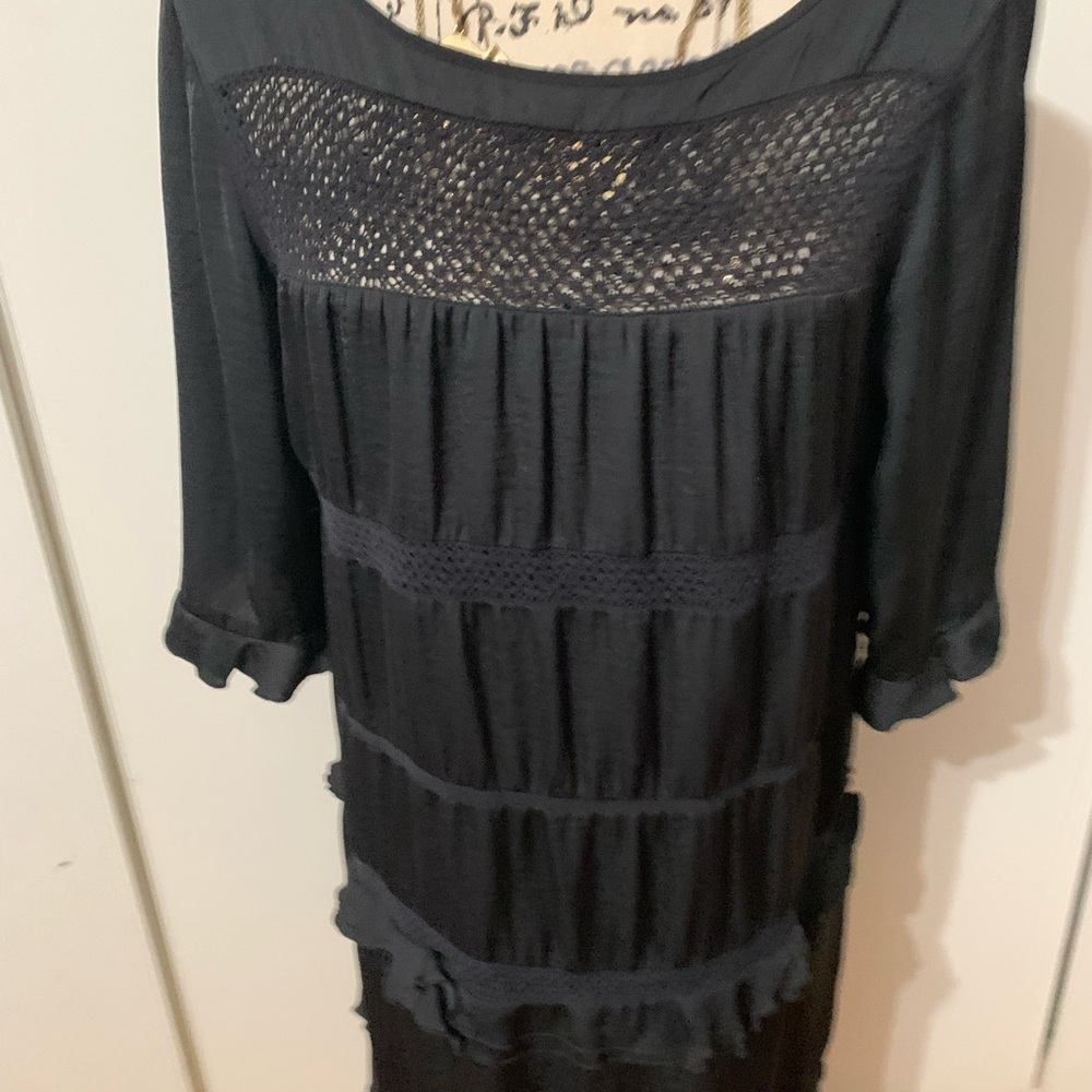 Who What Wear Black Mini Dress